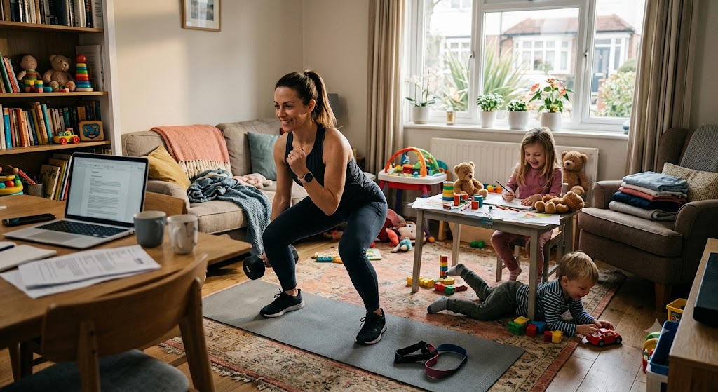 🏡 Fitness en el hogar: Cómo mantenerte en forma entre el caos de la vida cotidiana