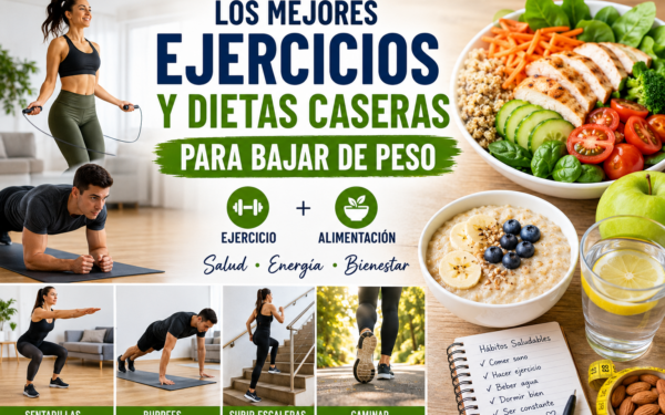 Los Mejores Ejercicios y Dietas Caseras para Bajar de Peso de Forma Saludable